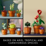 LEGO Botanicals Tiny Plants - Artificial, Fake Indoor Plant Building Set for Home, Kitchen, Desk Decoration, Adults Ages 18+ - Gift for Birthdays - 10329 - Image 5