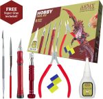 The Army Painter, Hobby Tool Kit | Lima, coltello, trapano, tronchesina, strumento per scolpire, Green Stuff e colla inclusa, per miniature - Image 3
