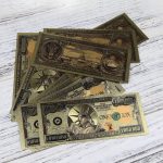 ICObuty Gold Foil Polymer Paper 10 PCS 1 Million banknotes 3D Crafts Gift - Image 3