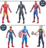 Marvel Titan Hero Series Action Figure Multipack, 6 Action Figures, 12-Inch Toys, Inspired By Marvel Comics, For Kids Ages 4 And Up (Amazon Exclusive) - Image 3
