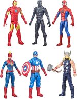 Marvel Titan Hero Series Action Figure Multipack, 6 Action Figures, 12-Inch Toys, Inspired By Marvel Comics, For Kids Ages 4 And Up (Amazon Exclusive) - Image 10