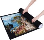 Becko US Puzzle Mat Roll Up with Drawstring Storage Bag, Felt Rollup Mat for Easy Transport & Storage, Portable Puzzle Board Puzzles Saver Keeper for Jigsaw Puzzles Up to 1500 Pieces - Image 3