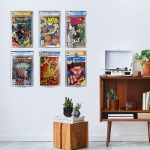 12pcs Comic Book Display Manga Shelves Stand Wall Mount Comic Frame Holder | Clear Acrylic, Floating Display for Comic Books, Graded Comics & Magazines Shelf Stand - Image 4