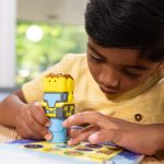 Melissa & Doug Sticker Wow!™ 24-Page Activity Pad and Sticker Stamper, 300 Stickers, Arts and Crafts Fidget Toy Collectible Character – Bulldozer - for Kids Ages 3+ - FSC Certified - Image 5