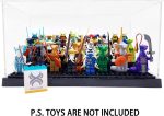 Minifigure Display Case for LEGO, 3-Tier Acrylic Dustproof, Black | Acrylic, Dustproof, 3 Removable Tiered Steps, Holds 35 Minifigures, Stackable, Desk Display, Gift for Collectors, Black - Image 6