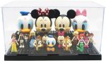 Minifigure Display Case for LEGO, 3-Tier Acrylic Dustproof, Black | Acrylic, Dustproof, 3 Removable Tiered Steps, Holds 35 Minifigures, Stackable, Desk Display, Gift for Collectors, Black - Image 8