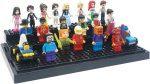 Minifigure Display Case for LEGO, 3-Tier Acrylic Dustproof, Black | Acrylic, Dustproof, 3 Removable Tiered Steps, Holds 35 Minifigures, Stackable, Desk Display, Gift for Collectors, Black - Image 9
