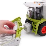 Toyland® 31cm (12") Remote Control Combine Harvester with Lights, Sound & Smoke Effect - 2 Harvesting Attachments Included - Farming Toys - 1:24 Scale - Image 10