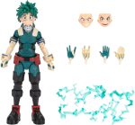 Total Anime Izuku Midoriya - 6.5-Inch Scale Figure with Swappable Faceplates, Alternate Hands, and Energy Effects - Image 4