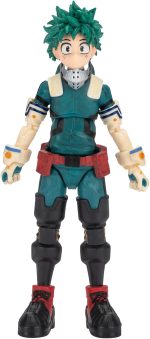 Total Anime Izuku Midoriya - 6.5-Inch Scale Figure with Swappable Faceplates, Alternate Hands, and Energy Effects - Image 5