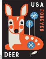 Baby Wild Animals 2025 (Book of 20) First-Class Mail Forever Postage Stamps - Image 6