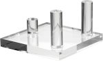 Hipiwe Clear Acrylic Display Stand - 4 Packs Three-Peg Rock Holder Easel | Small Dispaly Holders for Fossil Coral Geodes Rock Mineral Agate Small Collectibles - Image 9