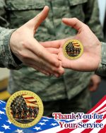 50 Pack Military Challenge Coins, Thank You to All Veterans | Thank You for Your Service Coin, Veterans Day Gifts Bulk, Military Appreciation Gifts, Tribute to Service & Sacrifice - Image 7