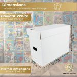 Max Protection CGC Graded Comic Book Storage Boxes - Heavy-Duty - 2 Count | Slab Case Organizer, 200 lb Test Double-Wall Corrugated, Made in USA, Collectible Holder, Heavy-Duty Slab Bin - Image 4