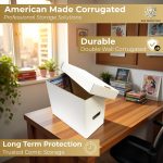Max Protection CGC Graded Comic Book Storage Boxes - Heavy-Duty - 2 Count | Slab Case Organizer, 200 lb Test Double-Wall Corrugated, Made in USA, Collectible Holder, Heavy-Duty Slab Bin - Image 5