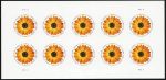 2022 Global Forever International Mail African Daisy Postage Stamps (1 Sheet, 10 Stamps) - Image 4