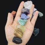Rock & Mineral Collection Kit for Adults and Kids Natural Rocks for Tumbling Polishing Gemstone Raw Crystals Rough Stones for Wicca & Reiki (24Pcs) - Image 7