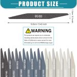 Honoson 20 Pcs Model Sanding Sticks,Low and High Grits,Double Angle Shape - Image 3