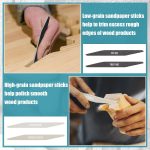 Honoson 20 Pcs Model Sanding Sticks,Low and High Grits,Double Angle Shape - Image 6