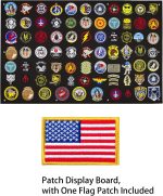 Tactical Patch Display Panel Holder Board for Military Army Combat Morale Uniform Hook and Loop Emblems, 43 Inches x 27.5 Inches (Large), with 1 Flag Patch Included - Image 3