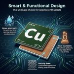 Square Chemical Element Coasters Set of 6,Geek Gift for Science Enthusiast | Geek style.Low-density lightweight material.Protects the desktop.Can be used as a decorative item or gift. - Image 3