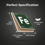 Square Chemical Element Coasters Set of 6,Geek Gift for Science Enthusiast | Geek style.Low-density lightweight material.Protects the desktop.Can be used as a decorative item or gift. - Image 5