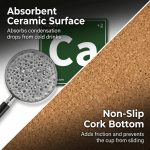 Square Chemical Element Coasters Set of 6,Geek Gift for Science Enthusiast | Geek style.Low-density lightweight material.Protects the desktop.Can be used as a decorative item or gift. - Image 9