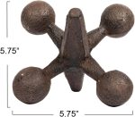 Creative Co-Op Retro Decorative Cast Iron Jack Figurine - Image 3