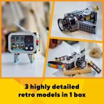 LEGO Creator 3 in 1 Retro Camera Toy, Transforms to Retro Video Camera or to TV Set, Photography Gift for Boys and Girls Ages 8 Years Old and Up Who Enjoy Creative Play, 31147 - Image 3