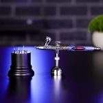 Harder & Steenbeck Giraldez Infinity CRplus MkII Airbrush, 0.25mm | Titanium UberDetail Nozzle with Acupressure & Clog Control, Dual Action Gravity Feed, Detail & 2ml Cup for Precision Work - Image 5