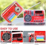 DIY FM Radio Kit, Soldering Practice Electronics Project, Transparent Case, with PCB, Speaker, Digital Display, for Beginners & STEM Learning - Image 3