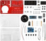 DIY FM Radio Kit, Soldering Practice Electronics Project, Transparent Case, with PCB, Speaker, Digital Display, for Beginners & STEM Learning - Image 5
