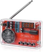 DIY FM Radio Kit, Soldering Practice Electronics Project, Transparent Case, with PCB, Speaker, Digital Display, for Beginners & STEM Learning - Image 7