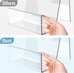 6 Pack Acrylic Book Stand, Easel Stand for Display, Book Display Holder | Clear Display Stand for Album, CD, Magazine, Postcard, Picture, Plate, Artworks, Phone, Tablet - Image 4