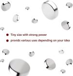 RHINOCATS 400Pcs Small Magnets, 4 Different Sizes Tiny Mini Magents, Multi-Use for Fridge, DIY, Office, Hobbies, Crafts and Science - Image 5