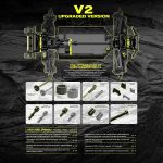 1/10 Brushless RC Cars, 50+ MPH, 4WD Trucks, Carbon Fiber, Ages 8+ | 60A ESC Monster Trucks, 3650 2650KV Brushless Motor, 3S LiPo, Gyro, CNC Central Differential, 11KG Metal Servo with 7075 Gear - Image 3