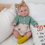 BABESIDE Reborn Baby Dolls with Bassinet, 20Inch Cute Soft Vinyl Realistic-Newborn Baby Doll Poseable Real Life Lifelike Baby Dolls w/Doll Accessories for 3+ Year Old Girls - Image 9
