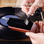 Vinyl Record Cleaner Kit - 6-in-1 Vinyl Records Cleaning Kit Includes Soft Velvet Record Brush, Cleaning Liquid, Stylus Brush, Cleaning Brush, Cleaning Cloth and Storage Bag - Image 7