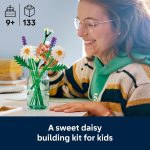 LEGO Botanicals Daisies Building Toy - Artificial Flowers Crafting Kit for Girls & Boys, Ages 9+ - Kids Room Decor for Book Shelf or Desk - Gift Idea for Birthdays - 11508 - Image 3