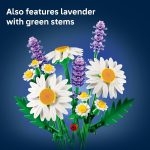 LEGO Botanicals Daisies Building Toy - Artificial Flowers Crafting Kit for Girls & Boys, Ages 9+ - Kids Room Decor for Book Shelf or Desk - Gift Idea for Birthdays - 11508 - Image 5