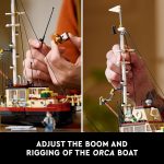 LEGO Ideas Jaws Set - Diorama Kit for Fans of the Classic Movie - Shark Toy - Movie Memorabilia Gift for Adults - Includes Orca Boat and Chief Brody, Hooper and Quint Minifigures - 21350 - Image 4