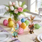 Bunny Spring Home Decor,Easter Tabbletop Decor Bunny Figures and Statues for Home Spring Decoration Rabbit Figurines Easter Gifts Fast Delivery - Image 7