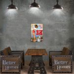 Vintage-Style Metal Tin Sign for Man Cave - Retro Fishing and Beer Decorative Sign, 8 x 12 Inch (039) - Image 7
