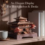 Rolife 3D Wooden Puzzle Miniature House Building Kit Sakura Pavilion | Japanese Cherry Blossom DIY Craft Model Building Set, Home Decor Gift for Adults Family - Image 6