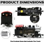 HO Scale 0-4-0 Powered Steam Locomotive (12V) Metal Wheelsets, Factory Installed Knuckle Couplers, Classic Industrial & Yard Switcher Locomotive Only - Image 3