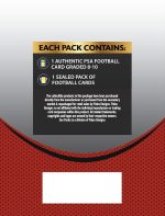 PSA Football Graded Card Mystery Pack | PSA Graded Football Card + 1 Sealed Pack of Cards | Grade 8+ Guaranteed | Contains One Graded Vintage, Rookie, Legend or Current Star | by Zoo Packs - Image 3