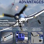 LEAMBE 4 Channel RC Plane - Ready to Fly Aerobatic Aircraft, Easy Control for Beginners, F4U Corsair RC Airplane Best Gift for Adults - Image 6