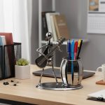 MyGift Guitar Pen Holder Desk Office Decor Gift For Men | Guitar Inspired Design, Music Theme Accent, Desktop Organization, Office Styling, Unique Gift For Musicians - Image 4