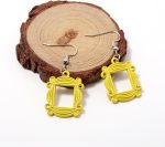 Monica's Door Frame Earrings TV Show Merchandise for Fans Memorabilia Monica Door Frame Drop Earrings Friends Themed Gifts - Image 9