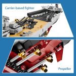 MISINI M6320 Military Series World War II Battleship Building Kit, 2228 Pieces USS Missouri Battleship, Toy Gift Ship Building Block Set for Adult Collection(Iowa-Class Warship) - Image 7